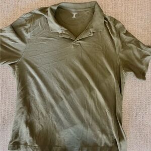 Amazon Essentials Men's Sage Green Polo Shirt